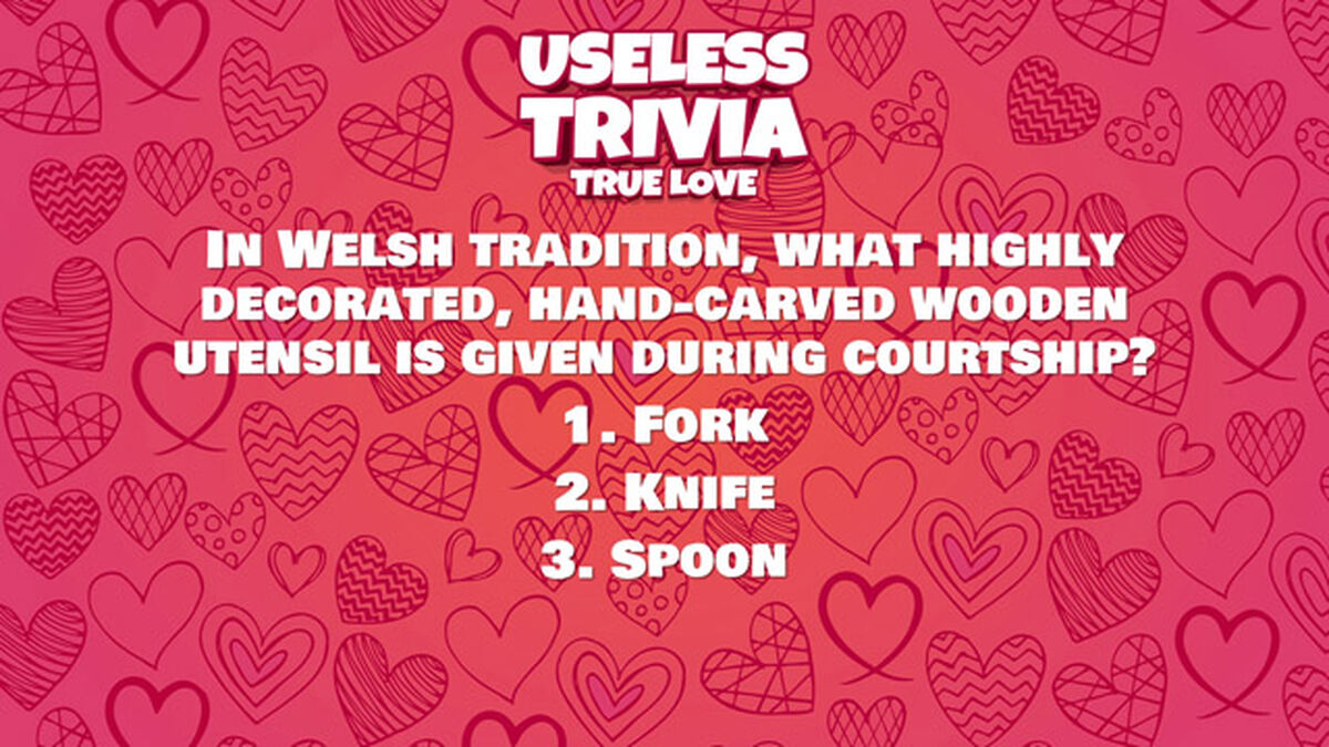 Useless Trivia: True Love image number null